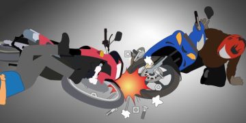 Adu Banteng Dua Motor di Arteri Soekarno-Hatta Semarang, Satu Korban Terkapar