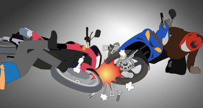 Adu Banteng Dua Motor di Arteri Soekarno-Hatta Semarang, Satu Korban Terkapar