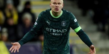 Man City Tumbang, Erling Haaland Gagal Manfaatkan Peluang Emas