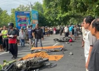 Laka Maut di Jalan Cawas-Bayat: Tabrakan Adu Banteng, Pengendara Asal Gunungkidul Tutup Usia