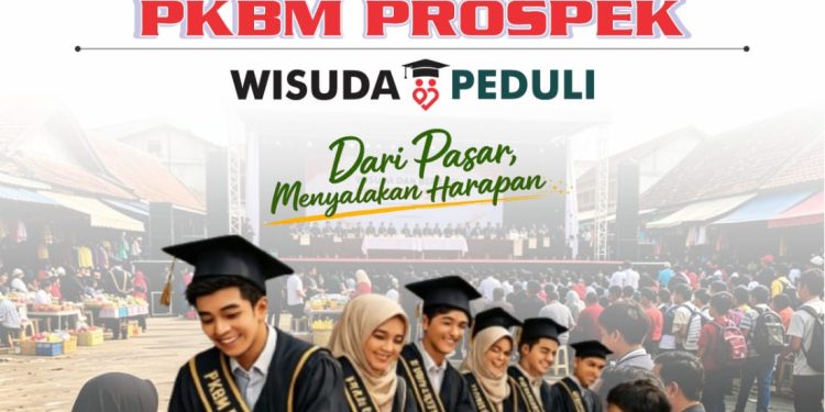 KBM PROSPEK Hadirkan “Wisuda Peduli” di Pasar Induk Wonosobo
