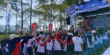 Ribuan Warga Wonosobo Ramaikan Sindoro Sumbing Funwalk 2026