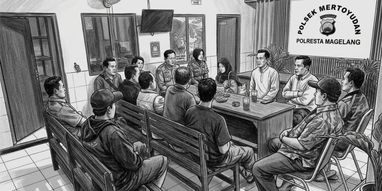 Sepasang Kekasih Digerebek Warga di Toilet Masjid Mertoyudan Magelang