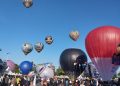 Puluhan Balon Program Prabowo Terbang Di Langit Wonosobo