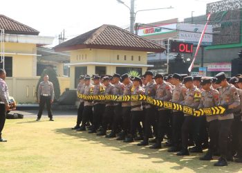 Polres Wonosobo Gelar Apel Kesiapsiagaan Pengamanan Pilkades Serentak