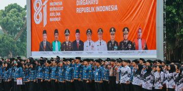 Upacara HUT ke-81 RI di Wonosobo, Sederhana Penuh Makna