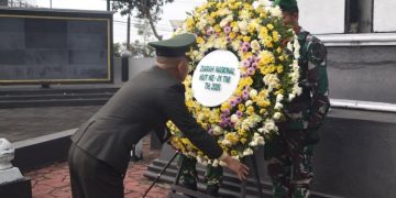 Dandim 0707/Wonosobo Pimpin Ziarah Rombongan di TMP Wiropati