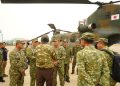 Apresiasi Respon Cepat Pemadaman Karhutla, Menhan Sjafrie Sambangi Armada Militer Jepang