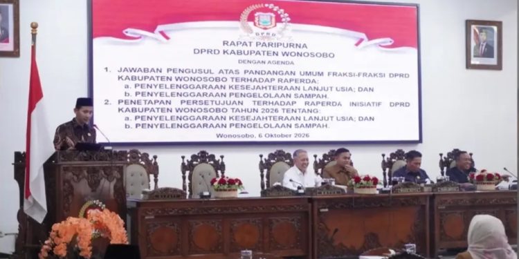 DPRD Kabupaten Wonosobo Gelar Rapat Terhadap 2 Raperda