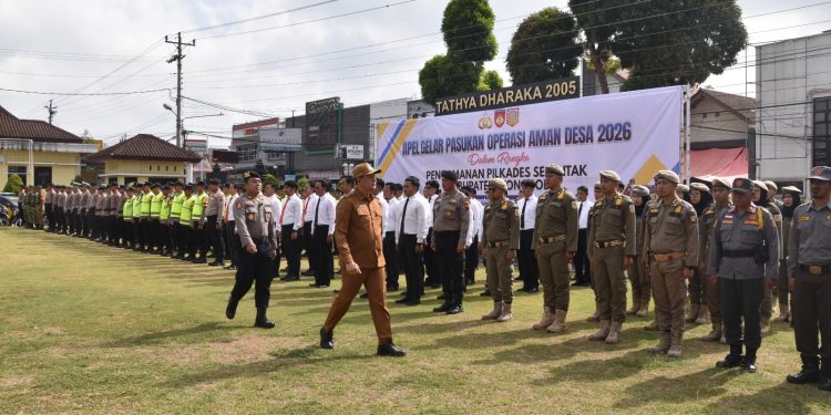 Polres Wonosobo Siagakan 616 Personel Gabungan Dalam Pilkades Serentak 2026